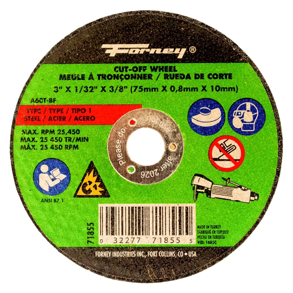 71855 Cut-Off Wheel, Metal, Type 1